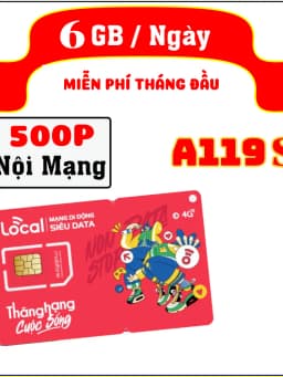 Thumbnail Sim Local Mobifone 0đ - A69 - A79 - A119 Dùng 4G MAX DATA, Gọi FREE, Đăng Ký Được Gói Dài Kỳ 3