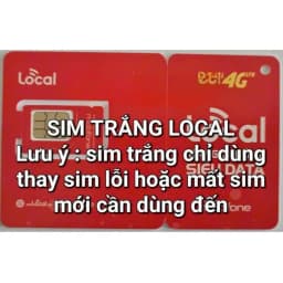 Thumbnail Sim trắng mạng Local - thay sim mất/hỏng - sim chưa đấu nối (không có sóng) 1