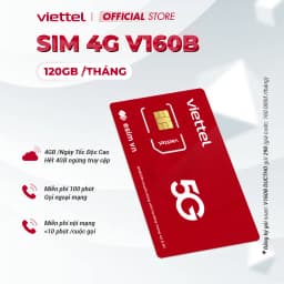 Thumbnail Sim Viettel V160B - V180B - V200B Data 8GB/Ngày - 240GB/Tháng Tốc Độ Cao. Miễn Phí 100P Ngoại Mạng + 1 Tỷ Phút Nội Mạng 1