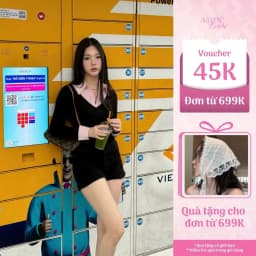 Thumbnail Simple Twist Studio - REGINA SET Áo thun kiểu tay dài đen phối chân váy xám xếp ly 1