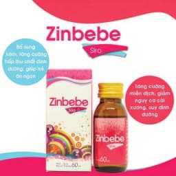 Thumbnail Siro bổ sung kẽm ZinBeBe 60ml tăng cường sức khoẻ đề kháng, hỗ trợ trẻ còi xương suy dinh dưỡng 4