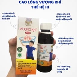 Thumbnail Siro cao lỏng Vượng Khí Gold hỗ trợ giảm ho tiêu đờm rát họng tăng cường đề kháng hệ hô hấp Japa kids 3