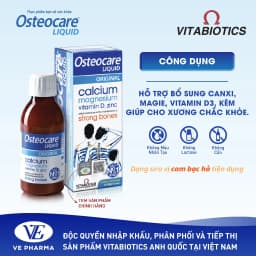 Thumbnail Siro Chắc Khỏe Xương Vitabiotics OSTEOCARE Vị Cam Bạc Hà Tự Nhiên Dễ Uống, Bổ Sung Canxi Và Vitamin D Chai 200ml 1