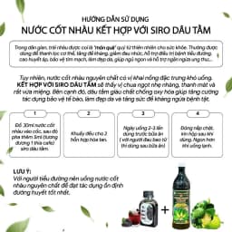 Thumbnail Siro Dâu Tằm Giải Khát, Làm Đẹp Da, Dùng Kết Hợp Nước Cốt Nhàu, Chai 100Ml 2