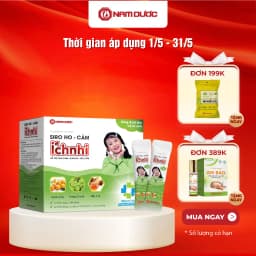 Thumbnail Siro ho cảm Ích Nhi hộp 30 góix5ml hỗ trợ giải cảm, giảm ho,sổ mũi,tiêu đờm, dùng cho trẻ nhỏ,bà bầu 1