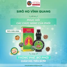 Thumbnail Siro ho Vĩnh Quang chai 280ml Hỗ trợ Giảm ho, ho có đờm, ho gió, ho khan, bổ phổi 3