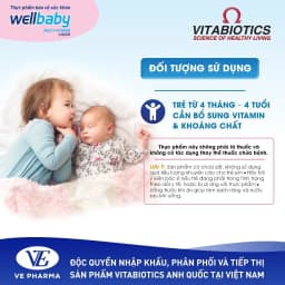 Thumbnail Siro Uống Cho Bé Vitabiotics WELLBABY Multi-Vitamin Liquid Vị Cam Mạch Nha Ngon Miệng, Tăng Cường Sức Đề Kháng 150ml 4