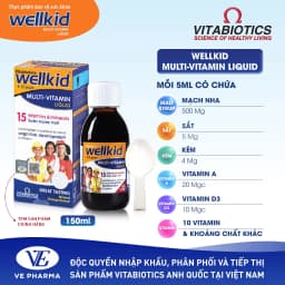 Thumbnail Siro Uống Cho Bé Vitabiotics WELLKID Multi-Vitamin Liquid Nâng Cao Sức Đề Kháng Hỗ Trợ Phát Triển Toàn Diện 150ml 3