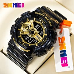 Thumbnail Skmei Chính Thức 1688 Phong Trào Nhật Bản Thạch Anh Kỹ Thuật Số Nam Đồng Hồ Đeo Tay Lịch Chrono LED Hiển Thị Nam Nữ Đồng Hồ Thể Thao 2024 1