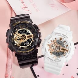 Thumbnail Skmei Chính Thức 1688 Phong Trào Nhật Bản Thạch Anh Kỹ Thuật Số Nam Đồng Hồ Đeo Tay Lịch Chrono LED Hiển Thị Nam Nữ Đồng Hồ Thể Thao 2024 2
