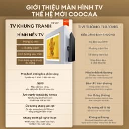 Thumbnail Smart tivi 55 inch Qled 4K tivi Khung Tranh Google Frame tivi coocaa - 55LN7000G 3