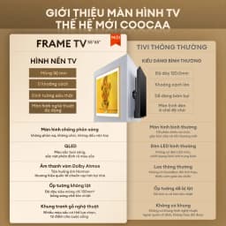 Thumbnail Smart tivi 65 inch Qled 4K tivi Khung Tranh Google Frame tivi coocaa  - 1 Đổi 1 365 Ngày 3