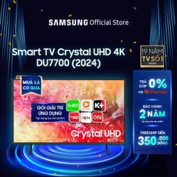 Thumbnail - Smart Tivi Samsung UHD DU7700KXXV - Miễn phí lắp đặt 1
