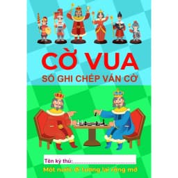 Thumbnail Sổ ghi chép ván cờ vua (Biên bản thi đấu) DƯƠNG SINH, khổ A6, 64 trang 1