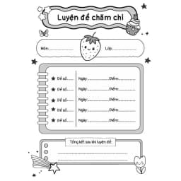 Thumbnail Sổ kế hoạch luyện đề: ghi chép mục tiêu ,nhật ký hàng ngày và kết quả làm đề - Nhà sách ôn luyện 2