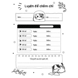 Thumbnail Sổ kế hoạch luyện đề: ghi chép mục tiêu ,nhật ký hàng ngày và kết quả làm đề - Nhà sách ôn luyện 4