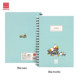 Thumbnail Sổ lò xo kẻ ngang/kẻ caro 200 trang B5 Hồng Hà Oringa - 4168/4176 2