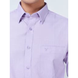 Thumbnail Sơ mi dài tay lai bầu VIETTIEN vải Viscose phom REGULAR VT00000316 3