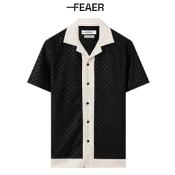 Thumbnail Sơ Mi Geomar Chất Nhung Caro, Form Regular Tôn Dáng, Sang Trọng, Thanh Lịch - FEAER 2