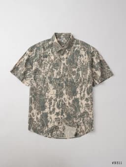 Thumbnail Sơ Mi Nam Cộc Họa Tiết Hawai DENIMST 511, Form Suông 3