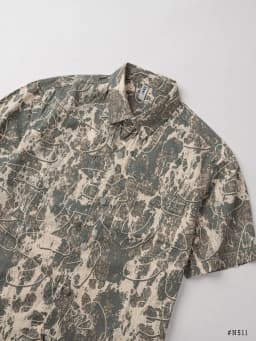 Thumbnail Sơ Mi Nam Cộc Họa Tiết Hawai DENIMST 511, Form Suông 4