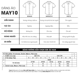 Thumbnail Sơ mi nam cộc tay May 10 form RegularFit mã 010123190 2 4