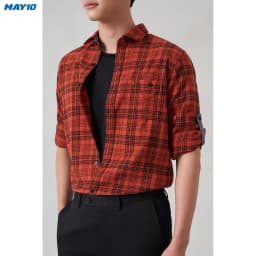 Thumbnail Sơ mi nam dài tay May 10 form Regular mã 010123410LEN 4