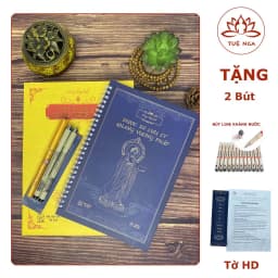 Thumbnail Sổ Tay Chép Kinh Dược Sư Lưu Ly Quang Vương Phật in mờ - Tuệ Nga 1