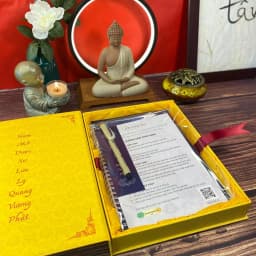 Thumbnail Sổ Tay Chép Kinh Dược Sư Lưu Ly Quang Vương Phật in mờ - Tuệ Nga 4