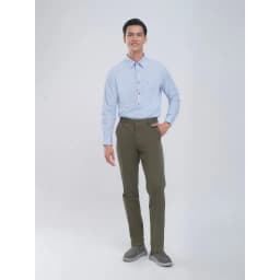 Thumbnail Sơmi dài tay lai bầu VIETTIEN vải sợi tre phom regular VT00000096 1
