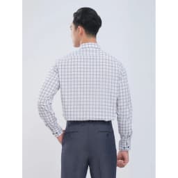 Thumbnail Sơmi dài tay lai bầu VIETTIEN vải sợi tre phom regular VT00000096 2