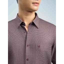 Thumbnail Sơmi ngắn tay lai bầu VIETTIEN vải cotton phom regular VT00000020 1