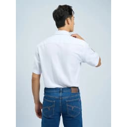Thumbnail Sơmi ngắn tay lai ngang VIETTIEN SMART CASUAL vải sợi tre phom regular VT00000055 2