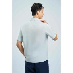 Thumbnail Sơmi ngắn tay lai ngang VIETTIEN SMART CASUAL vải sợi tre phom regular VT00000055 3