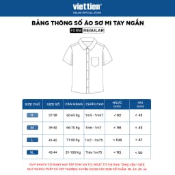 Thumbnail Sơmi ngắn tay lai ngang VIETTIEN SMART CASUAL vải sợi tre phom regular VT00000055 4