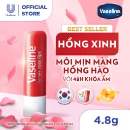 Thumbnail Son Dưỡng Môi Hồng Xinh Vaseline Lip Care Stick Rosy Lips 4.8g 3