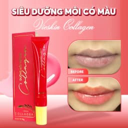 Thumbnail Son Dưỡng Môi Vieskin Collagen Có Màu, Dưỡng Môi Căng Mọng Tức Thì, Hồng Môi, Chống Lão Hóa Môi, Màu Hồng Baby, Tuýp 20g 4