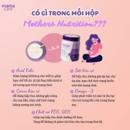 Thumbnail Sữa Bầu MamaCare Dinh Dưỡng Cho Mẹ Bầu, Sữa Bột Cho Mẹ Bầu Cung Cấp Vitamin Dưỡng Chất Trong Thai Kì 3