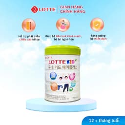 Thumbnail Sữa Bò Lotte Kid A+ Giúp Phát Triển Chiều Cao Lon 760g Bổ Sung Canxi Giúp Ổn Định Hệ Tiêu Hóa Của Bé 1