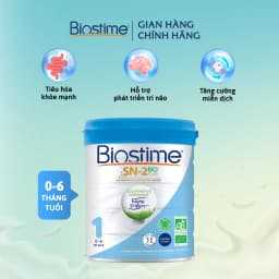 Thumbnail Sữa bò Organic 100% Biostime SN-2 Bio Plus Organic số 1 Hộp 800g 2