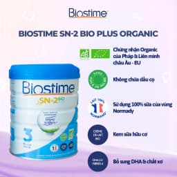 Thumbnail Sữa bò Organic 100% Biostime SN-2 Bio Plus Organic số 1 Hộp 800g 4