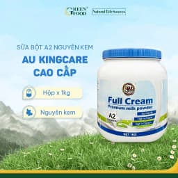 Thumbnail Sữa Bột A2 Nguyên kem Cao cấp AU KingCare từ Úc | Hộp 1kg - Pha được 7L, Thơm ngon Giàu Canxi và Đạm 2