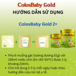 Thumbnail Sữa bột COLOSBABY GOLD 2+ 800g có chứa sữa non giúp bé tăng cân, phát triển toàn diện - VitaDairy 1