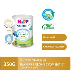Thumbnail Sữa bột công thức HiPP 1 Organic Combiotic 350g 1
