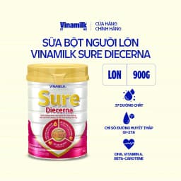 Thumbnail Sữa bột Dành cho người tiểu đường Vinamilk Sure Diecerna 900g 1