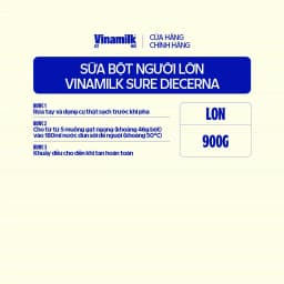 Thumbnail Sữa bột Dành cho người tiểu đường Vinamilk Sure Diecerna 900g 4
