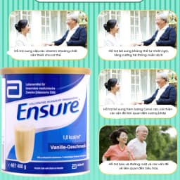 Thumbnail Sữa bột Ensure Đức hương vani giàu dinh dưỡng hộp 400g Extate Official Mall 4