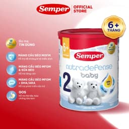 Thumbnail Sữa bột giúp bé tăng cân,dễ tiêu hóa, tăng đề kháng, phát triển trí não và chiều cao  Semper Nutradefense Baby 2 400g 1
