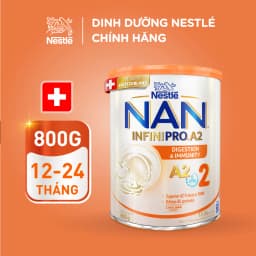 Thumbnail Sữa bột Nestlé NAN INFINIPRO A2 2 800g nhập khẩu Thụy Sĩ  với sự kết hợp độc đáo giữa đạm quý A2 và 5HMO 1