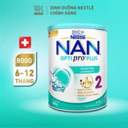 Thumbnail Sữa bột Nestlé NAN OPTIPRO PLUS 2 800g nhập khẩu Thụy Sỹ với 5HMO 1